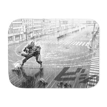 Load image into Gallery viewer, One Punch Man Saitama VS Sea King Sherpa Blanket
