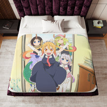 Load image into Gallery viewer, Anime Miss Kobayashi&#39;s Dragon Maid Sherpa Blanket
