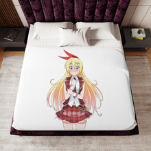 Load image into Gallery viewer, Chitoge Kirisaki Sherpa Blanket
