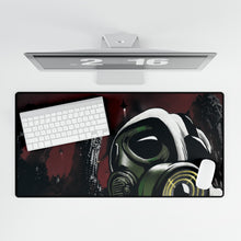 Load image into Gallery viewer, Dark Gas Mask Mouse Pad (Desk Mat)
