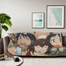 Load image into Gallery viewer, Anime ERASED Sherpa Blanket
