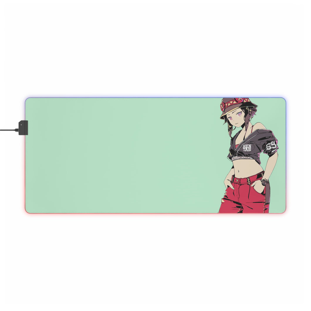 Megumin Streetwear RGB LED Mouse Pad (Desk Mat)
