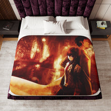 Load image into Gallery viewer, Makise Kurisu &amp; Rintaro Okabe Sherpa Blanket
