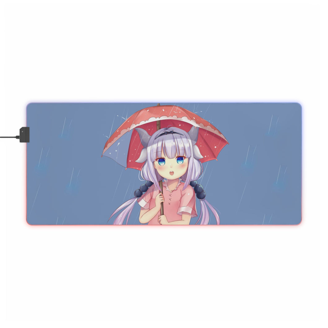 Miss Kobayashi's Dragon Maid Kanna Kamui, Kobayashi San Chi No Maid Dragon RGB LED Mouse Pad (Desk Mat)