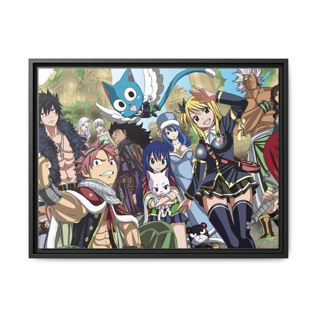 Anime Fairy Tail Canvas Framed Art Print