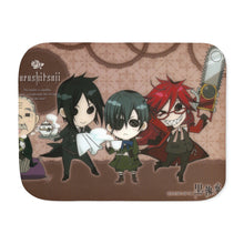 Load image into Gallery viewer, Black Butler Sherpa Blanket
