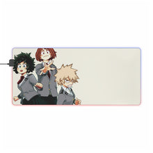 Load image into Gallery viewer, My Hero Academia Izuku Midoriya, Katsuki Bakugou RGB LED Mouse Pad (Desk Mat)
