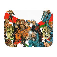 Load image into Gallery viewer, JoJo&#39;s Bizarre Adventure: Part 1-8 Sherpa Blanket
