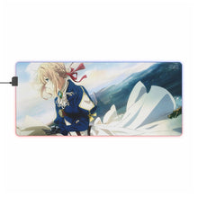 Load image into Gallery viewer, Violet Evergarden Violet Evergarden RGB LED Mouse Pad (Desk Mat)
