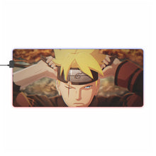 Load image into Gallery viewer, Boruto Vs Kawaki - I&#39;M ALSO A NINJA! RGB LED Mouse Pad (Desk Mat)
