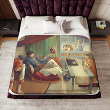 Load image into Gallery viewer, Anime Haikyu!! Sherpa Blanket
