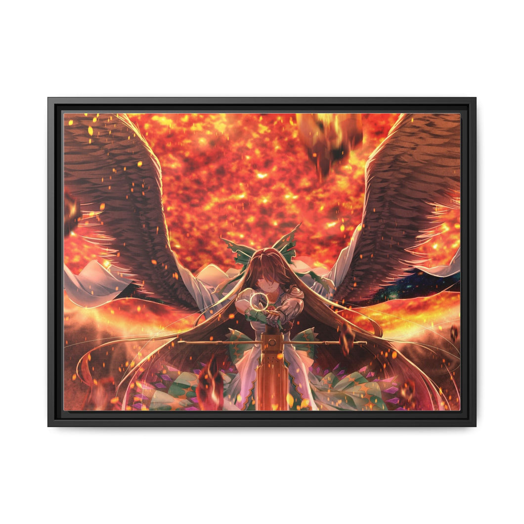 Touhou Canvas Framed Art Print