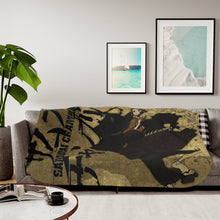 Load image into Gallery viewer, Anime Samurai Champloor Sherpa Blanket
