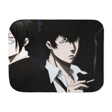 Load image into Gallery viewer, Psycho-Pass Nobuchika Ginoza Sherpa Blanket
