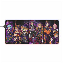 Load image into Gallery viewer, Memory Defrag Halloween Banner RGB LED Mouse Pad (Desk Mat)
