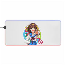 Load image into Gallery viewer, The Melancholy Of Haruhi Suzumiya RGB LED Mouse Pad (Desk Mat)
