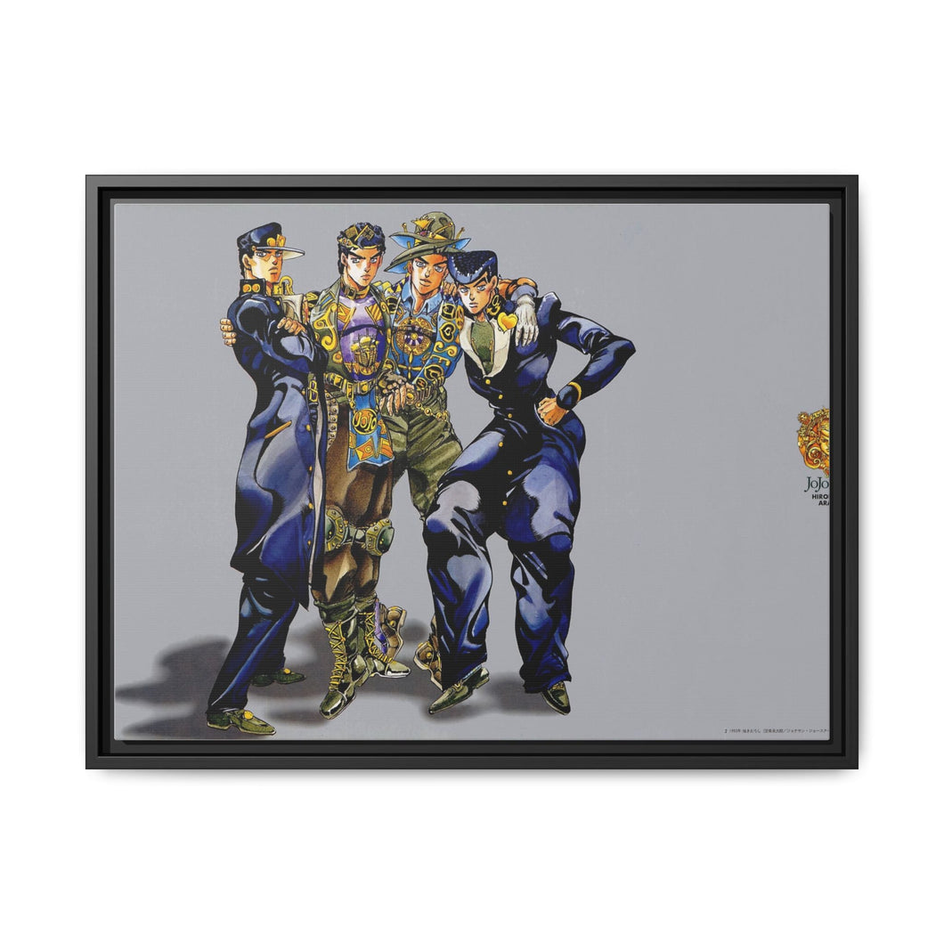 Anime Jojo's Bizarre Adventure Canvas Framed Art Print