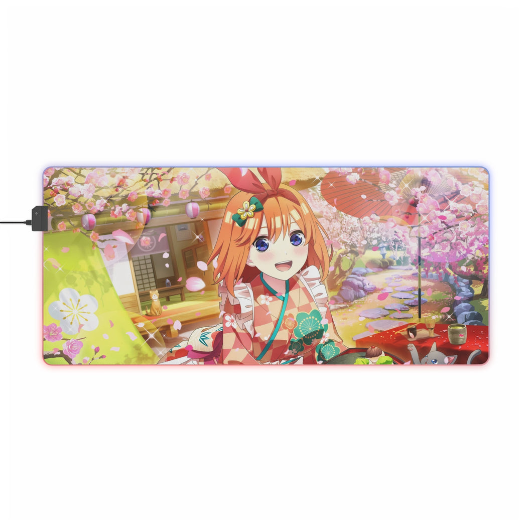 The Quintessential Quintuplets Yotsuba Nakano RGB LED Mouse Pad (Desk Mat)