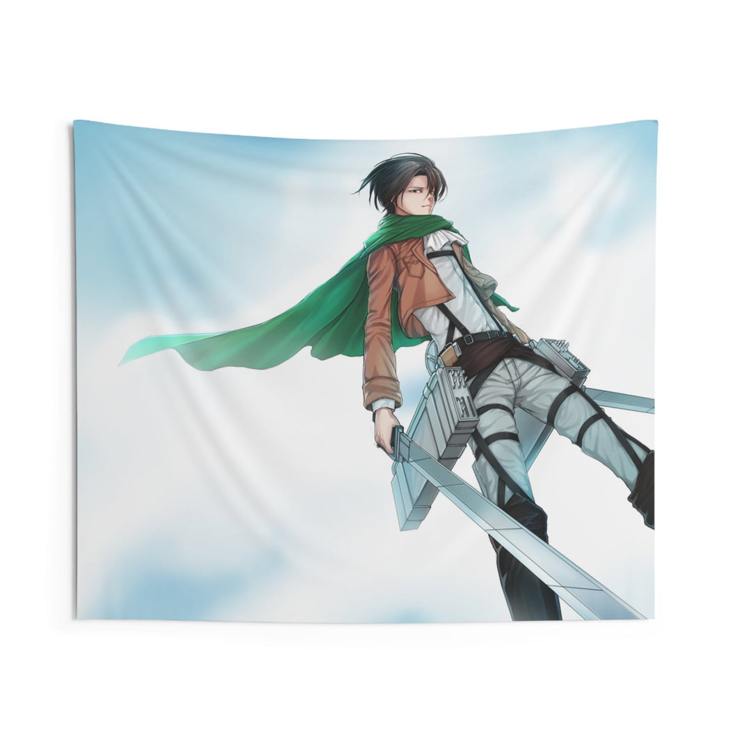 Captain Levi - Attack On Titan Indoor Wall Tapestry