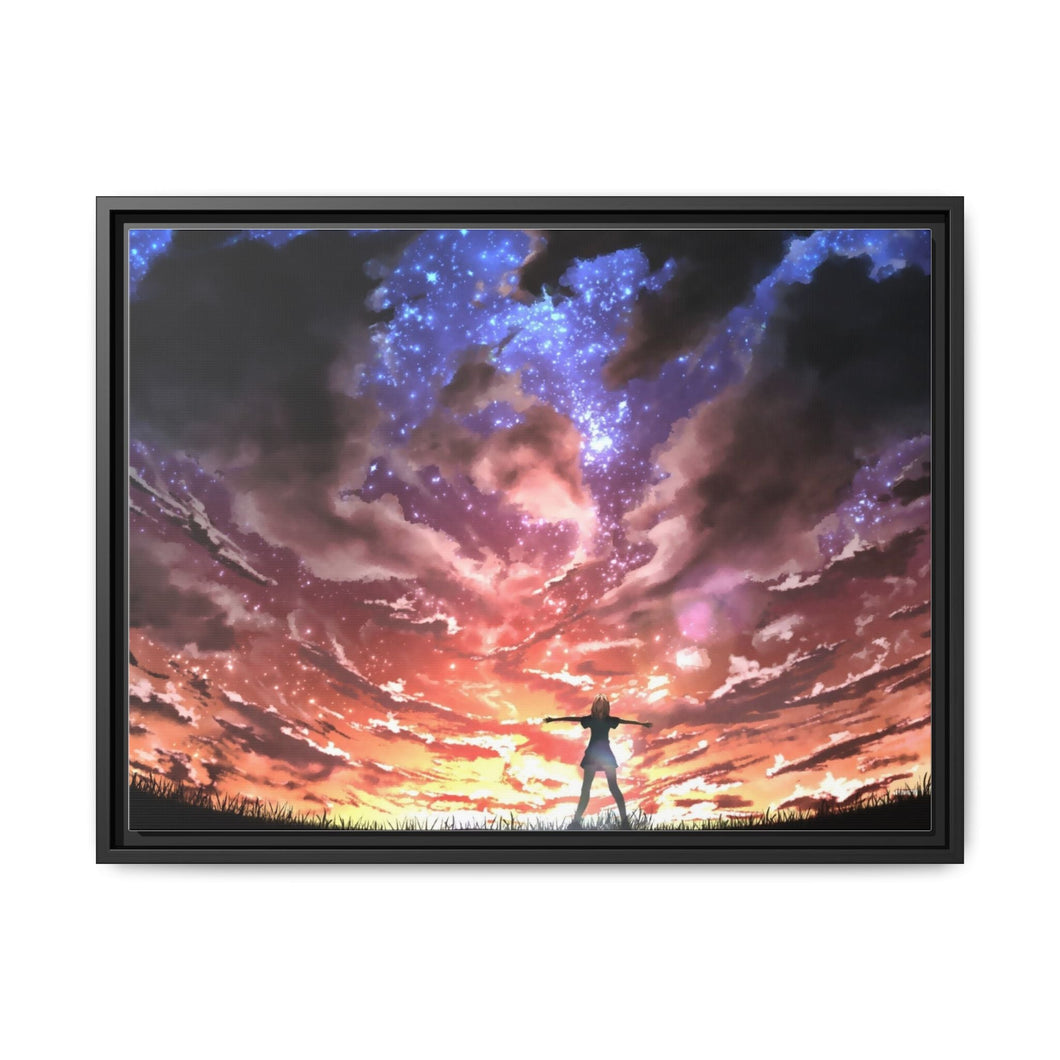 Kaori Miyazono Canvas Framed Art Print