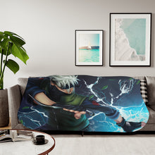 Load image into Gallery viewer, Kakashi Hatake Sherpa Blanket
