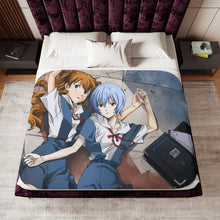 Load image into Gallery viewer, Anime Neon Genesis Evangelion Sherpa Blanket
