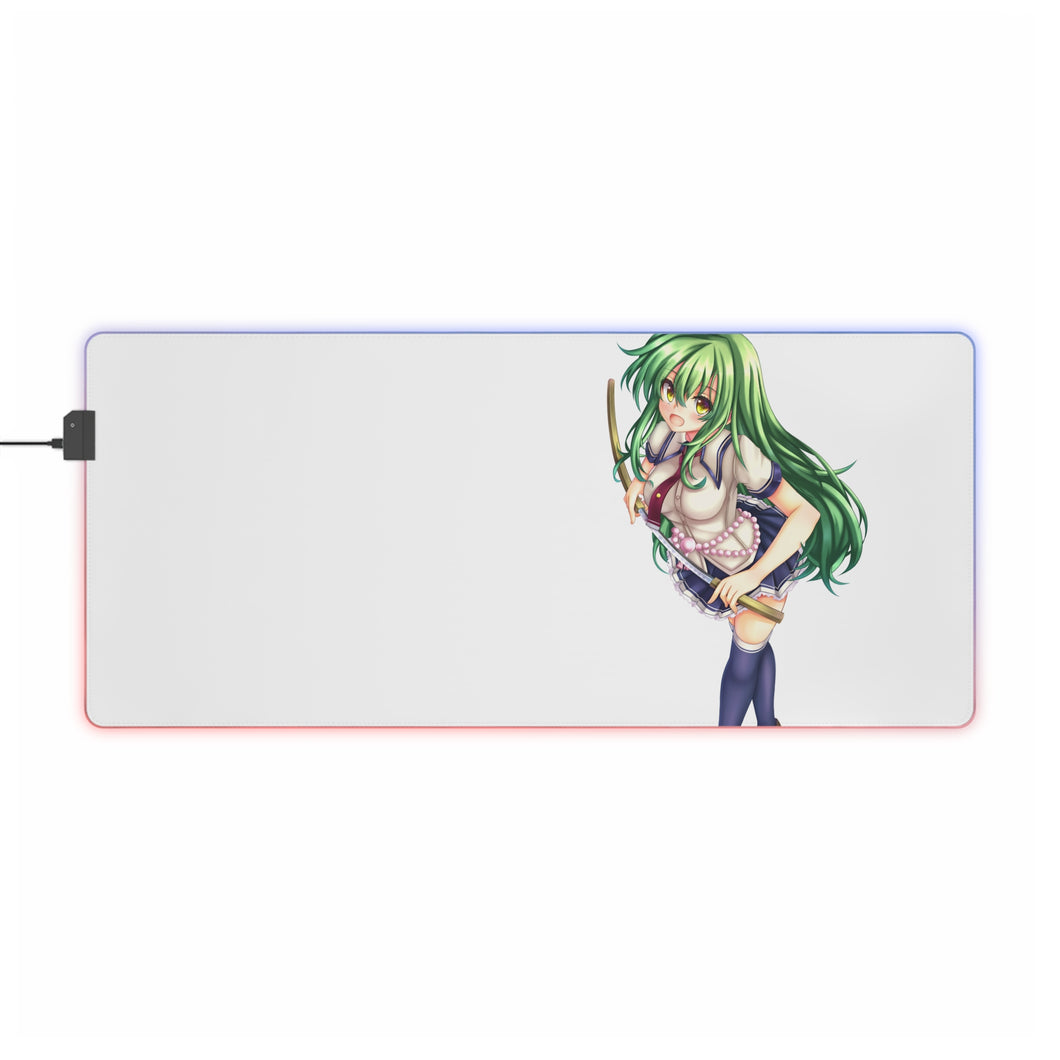 Anime Armed Girl's Machiavellism RGB LED Mouse Pad (Desk Mat)