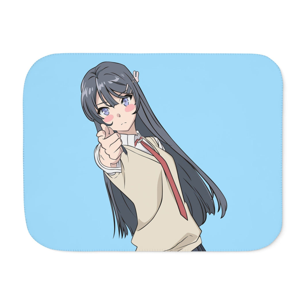 Rascal Does Not Dream Of Bunny Girl Senpai Sherpa Blanket