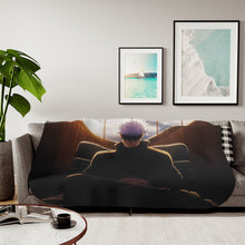 Load image into Gallery viewer, Satoru Gojo Sherpa Blanket
