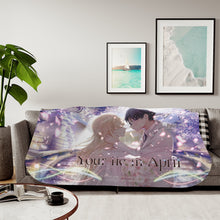 Load image into Gallery viewer, Anime Your Lie in April Sherpa Blanket
