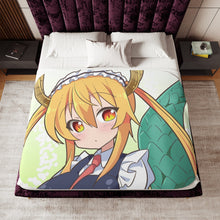 Load image into Gallery viewer, Anime Miss Kobayashi&#39;s Dragon Maid Sherpa Blanket
