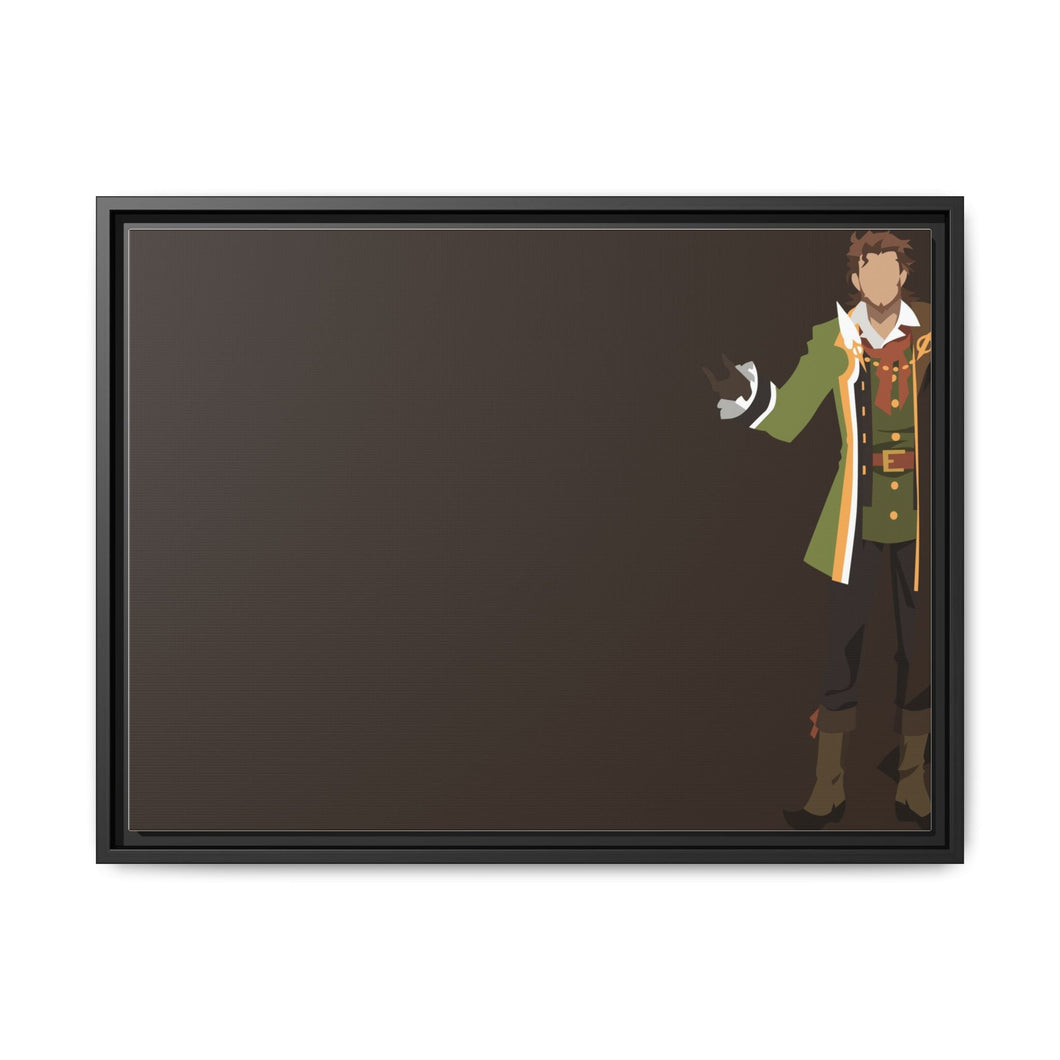 Caster of Red (Fate Apocrypha) Minimalist Canvas Framed Art Print