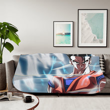Load image into Gallery viewer, Mystic Gohan Sherpa Blanket
