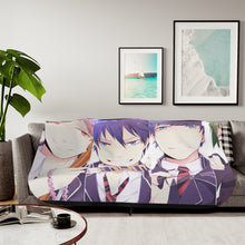 Load image into Gallery viewer, Ao No Exorcist Sherpa Blanket
