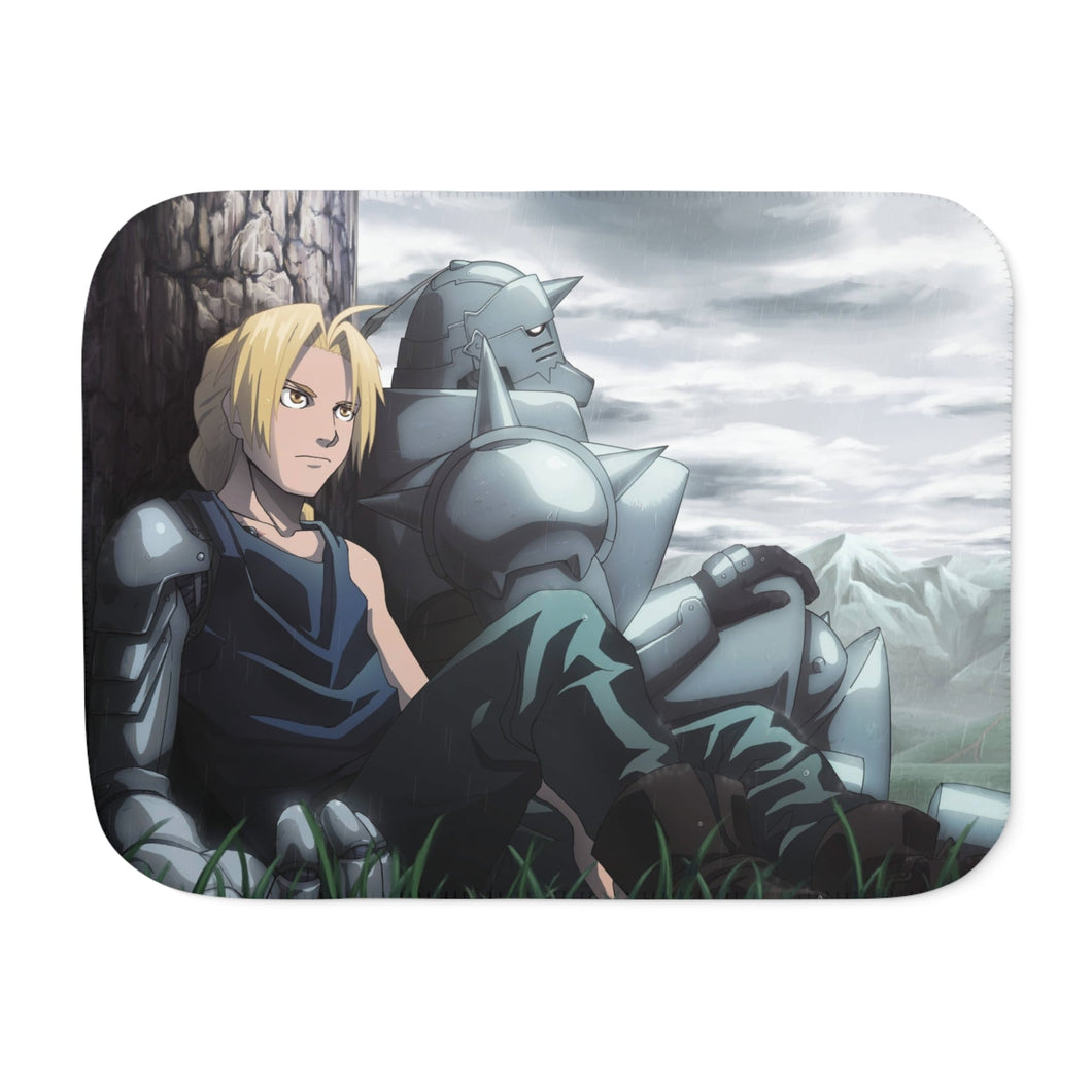 Alphonse Elric Edward Elric Sherpa Blanket