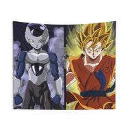 Goku Vs Frost Indoor Wall Tapestry