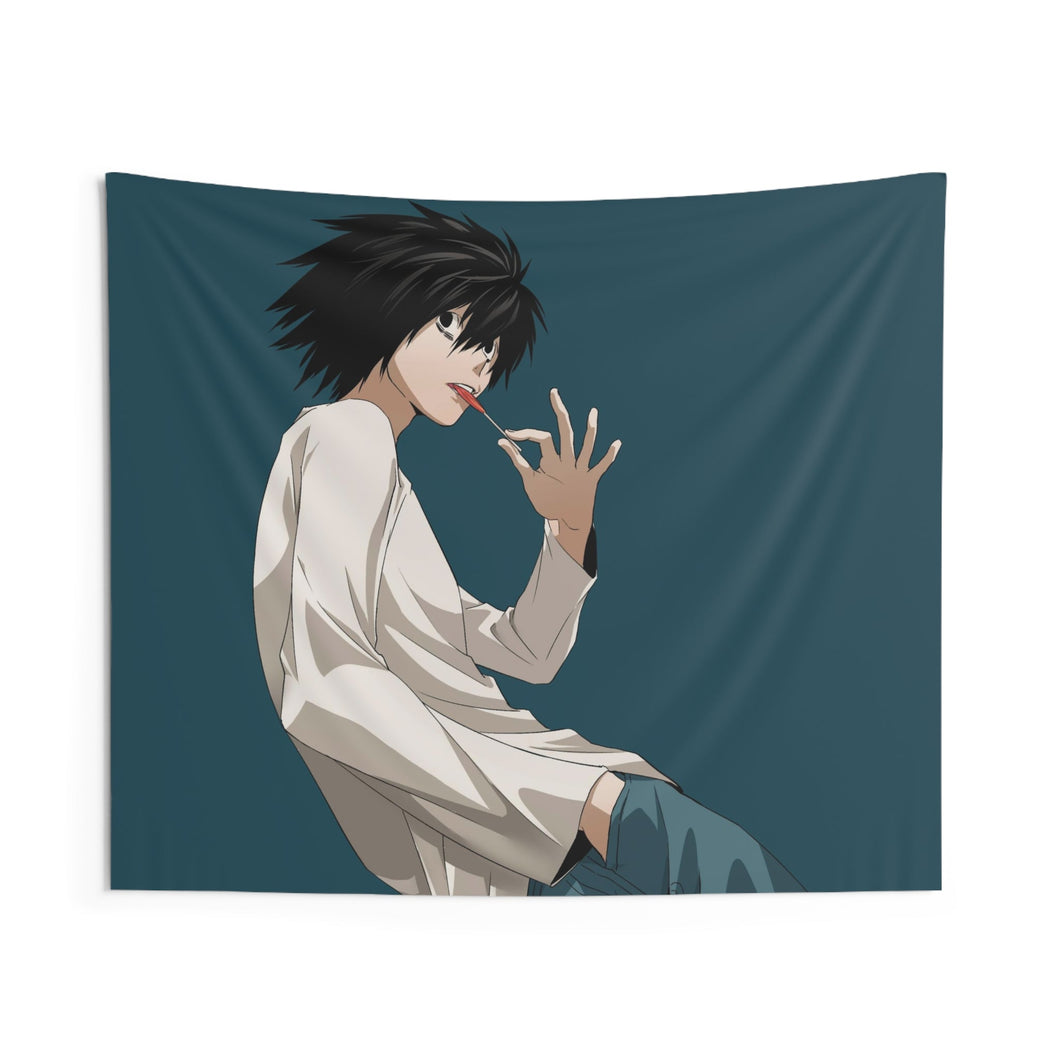 L (Death Note) Indoor Wall Tapestry