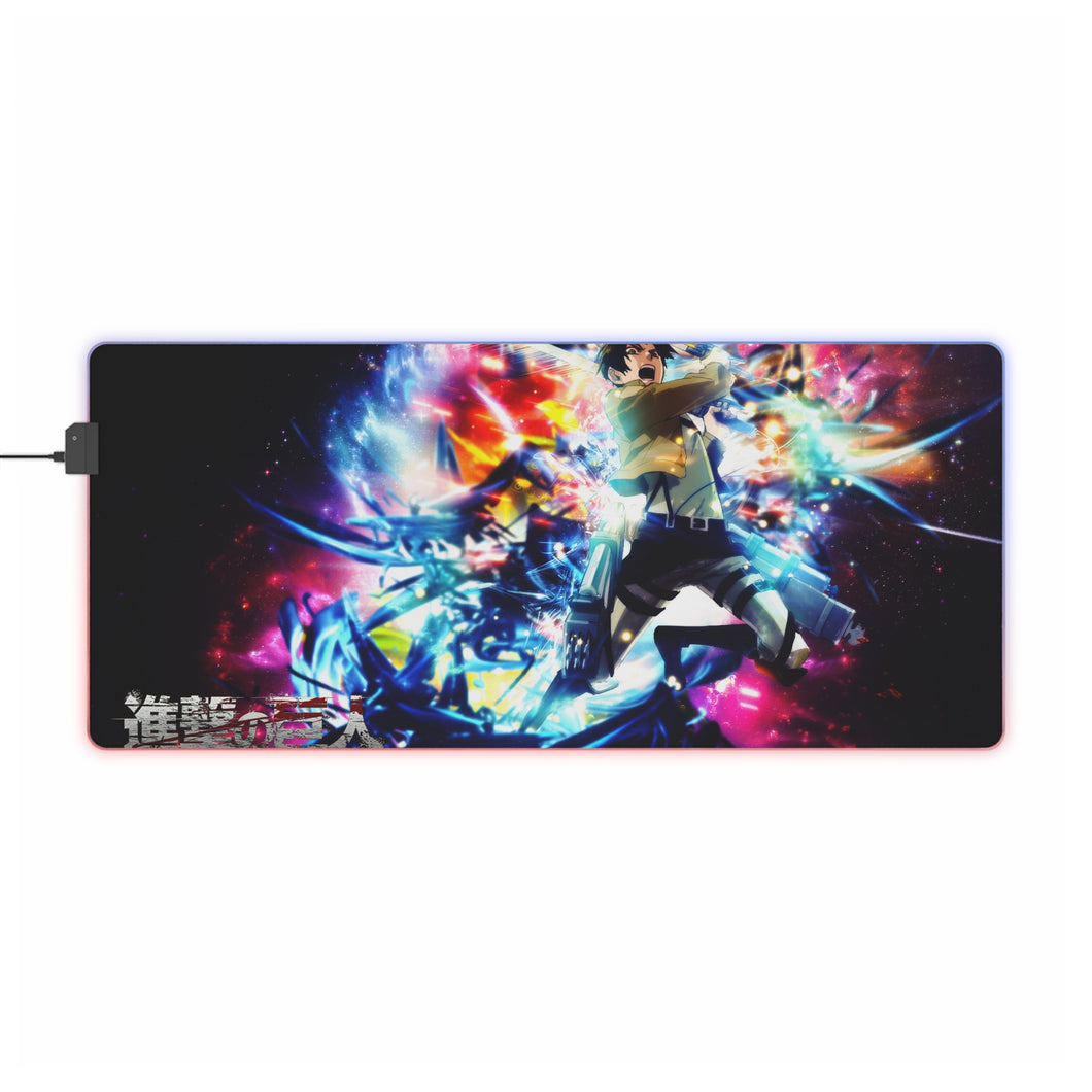 Anime Attack On Titan RGB LED Mouse Pad (Desk Mat)