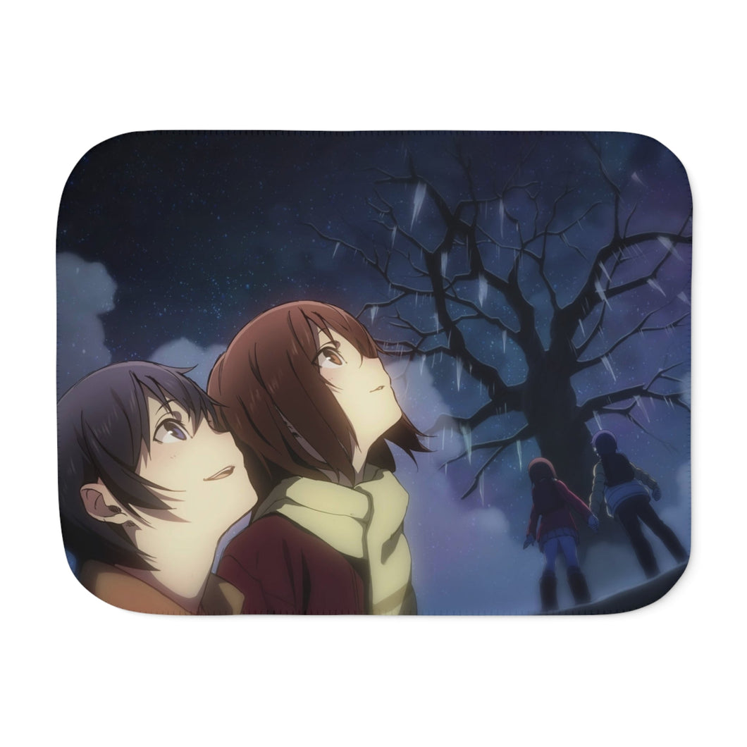 Anime ERASED Sherpa Blanket