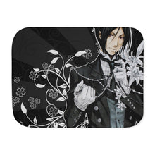 Load image into Gallery viewer, Anime Black Butler Sherpa Blanket
