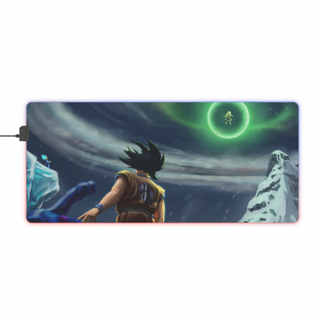 Goku / Vegeta Vs Broly RGB LED Mouse Pad (Desk Mat)