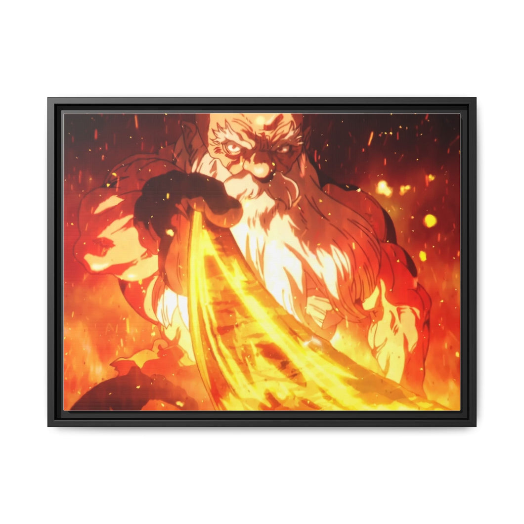 Dr. Stone Kaseki Canvas Framed Art Print