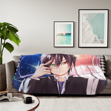 Load image into Gallery viewer, Yū Otosaka pose Sherpa Blanket
