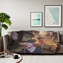 Load image into Gallery viewer, Anime Spirited Away Sherpa Blanket
