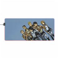 Anime Attack On Titan RGB LED Mouse Pad (Desk Mat)