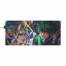 Load image into Gallery viewer, My Hero Academia Izuku Midoriya, All Might RGB LED Mouse Pad (Desk Mat)
