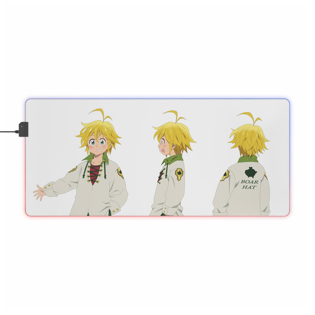 The Seven Deadly Sins Meliodas RGB LED Mouse Pad (Desk Mat)