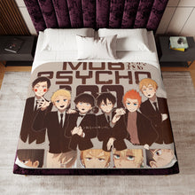 Load image into Gallery viewer, Mob Psycho 100 Arataka Reigen, Ekubo, Ritsu Kageyama, Teruki Hanazawa Sherpa Blanket
