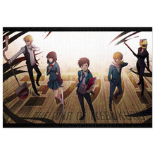 Load image into Gallery viewer, Durarara!! Shizuo Heiwajima, Celty Sturluson, Masaomi Kida, Anri Sonohara Jigsaw Puzzle
