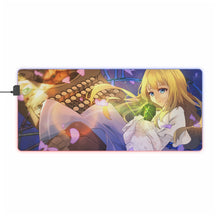 Load image into Gallery viewer, Violet Evergarden Violet Evergarden RGB LED Mouse Pad (Desk Mat)
